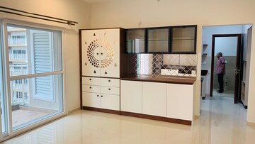 Kitchen in 3 BHK Apartment at L&T Raintree Boulevard, Hebbal – for Rent