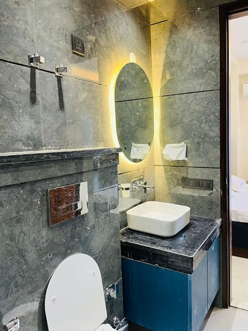 Bathroom in 2 BHK Builder Floor at Global Foyer, Sector 43 – for Rent