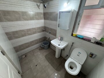 Bathroom in 3 BHK Apartment at Avon Vista, Balewadi – for Rent