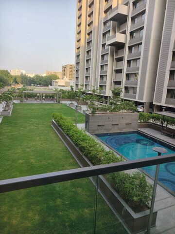 Balcony in 2 BHK Apartment at Goyal Orchid Valley, Shela – for Rent