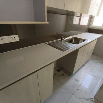 Kitchen in 3 BHK Apartment at Central Park Flower Valley Aqua Front Towers, Sohna Sector 33 – for Rent
