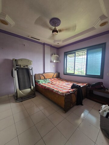 Living Room in 1 BHK Apartment at Anand Vihar Complex, Kalwa – for Sale