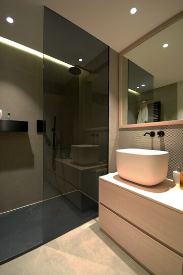 Bathroom in 3 BHK Apartment at LnT Evara Heights, Panch Pakhadi – for Sale