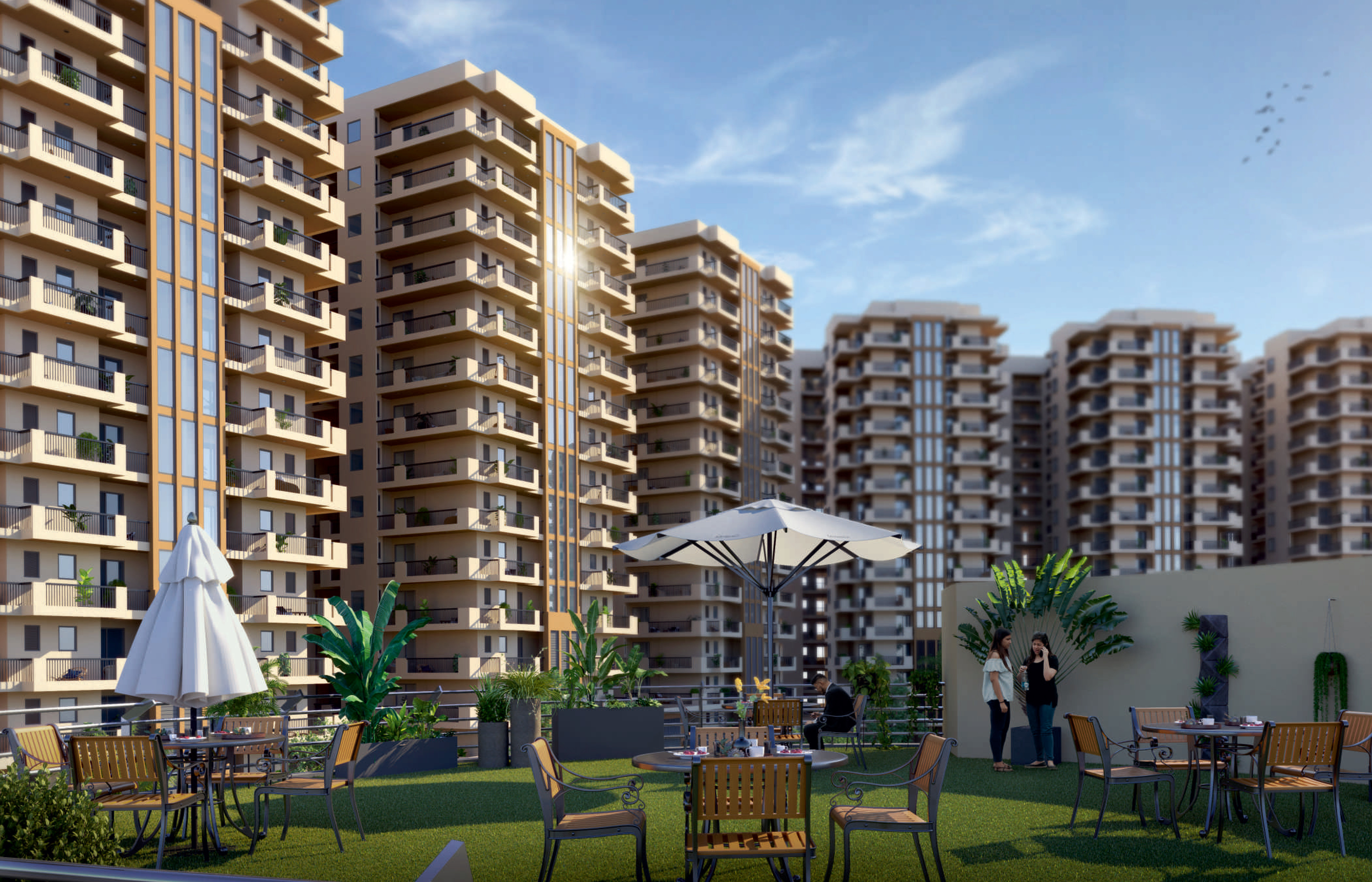 3 BHK + Pooja Room Apartment For Sale in Trishla City