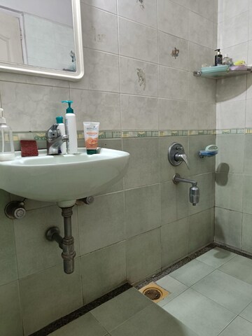 Bathroom in 2 BHK Apartment at Naiknavare Imperial Residence, Kalyani Nagar – for Rent