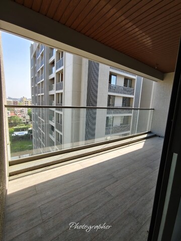 Balcony in 4 BHK Apartment at Prahlad Nagar – for Sale