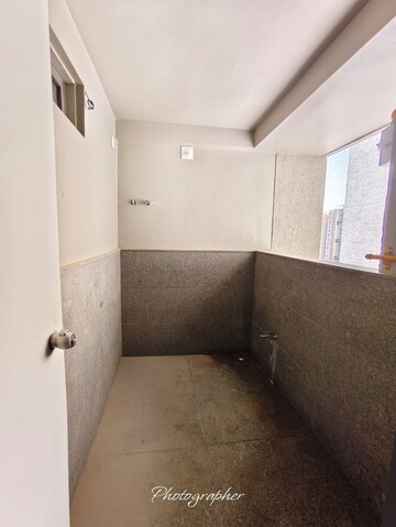 Bathroom in 4 BHK Apartment at Prahlad Nagar – for Sale