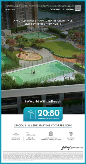 1 BHK Apartment – Exterior View View at Godrej Riviera, Ambivali - for Sale