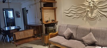 Living Room in 3 BHK Apartment at Excel Amber Meadows, Balagere – for Sale