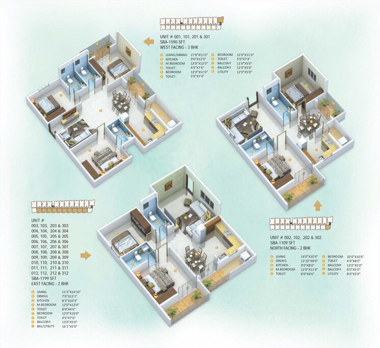 Floor Plan, sri-sathvik-nandanam 2 Bedroom 1350 Sq.Ft. Apartment In Kaggadasapura Bangalore 8718618