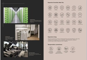 Floor Plan in Studio Apartment at NR Green Woods, Thanisandra – for Sale