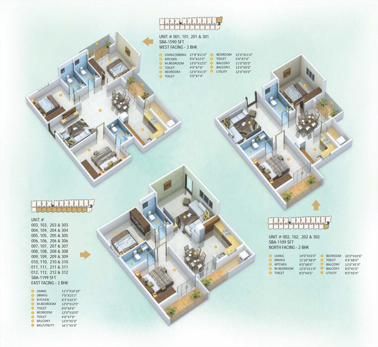 Floor Plan, sri-sathvik-nandanam 2 Bedroom 1405 Sq.Ft. Apartment In Kaggadasapura Bangalore 8718723