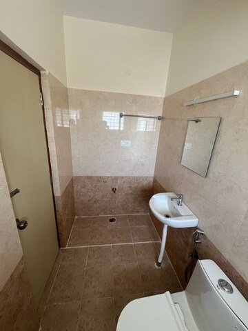 Bathroom in 1 BHK Builder Floor at Kaveri Nest, Kaggadasapura – for Rent