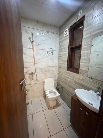 Bathroom in 2 BHK Apartment at Prateek Grand City, Siddharth Vihar – for Rent