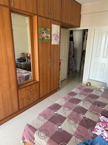 Bedroom in 2 BHK Builder Floor at Sai Sri Pride, Hennur – for Rent