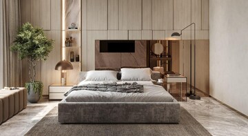 Bedroom in 4 BHK Apartment at Mahalaxmi – for Sale