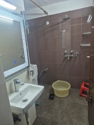 Bathroom in 2 BHK Builder Floor at Malviya Nagar – for Rent