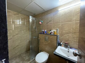 Bathroom in 2 BHK Apartment at Abhinav Pebbles Urbania, Bavdhan – for Rent