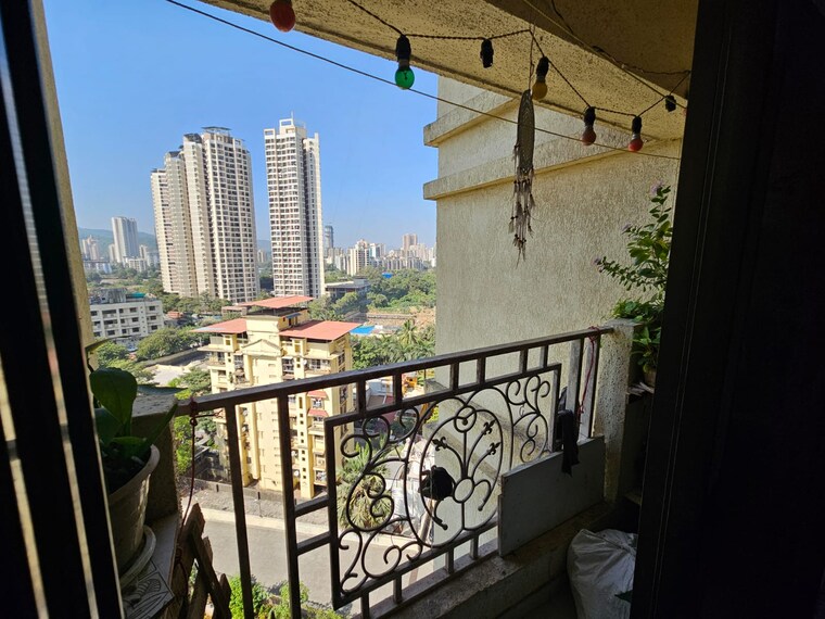 Balcony, cosmos-jewels 2 Bedroom 599 Sq.Ft. Apartment In Ghodbunder Road Thane 8719421