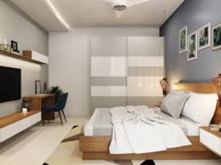 Bedroom, ace-parkside 1 Bedroom 450 Sq.Ft. Apartment In Kasarvadavali Thane 8719541