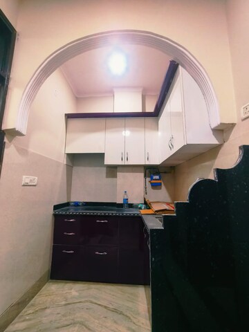 Kitchen in 1.5 BHK Builder Floor at Dwarka Mor – for Rent