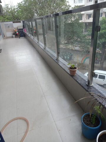 Balcony in 3 BHK Apartment at Ansal Plaza Sector-23, Sector 23 – for Rent