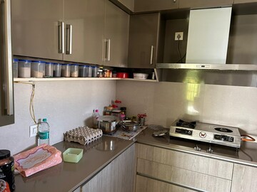 Kitchen in 3 BHK Apartment at Hiranandani Club Meadows, Bannerghatta – for Rent