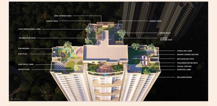 Exterior View, raunak-unnathi-woods-supreme 2 Bedroom 760 Sq.Ft. Apartment In Ghodbunder Road Thane 8720516