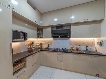 Kitchen in 3 BHK Apartment at Vasant Vihar Complex, Pokhran Road No Two – for Rent