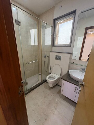 Bathroom in 3 BHK Apartment at Ansal Highland Park, Sector 103 – for Rent