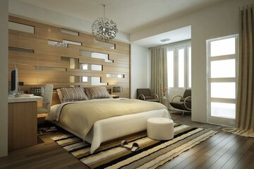 Bedroom in 3 BHK Apartment at Thane West – for Rent