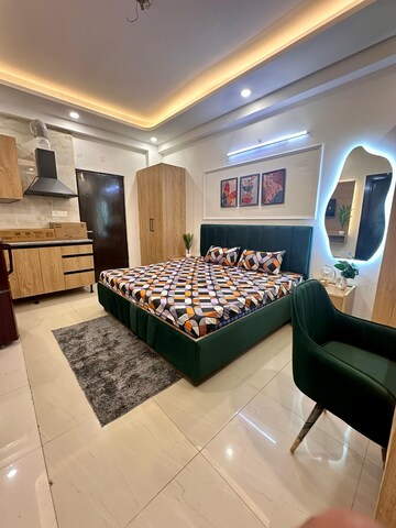 Bedroom in 1 RK Builder Floor at Sector 27 – for Rent