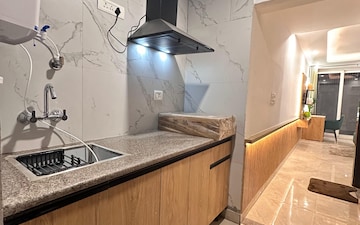 Kitchen in 1 RK Builder Floor at Sector 27 – for Rent