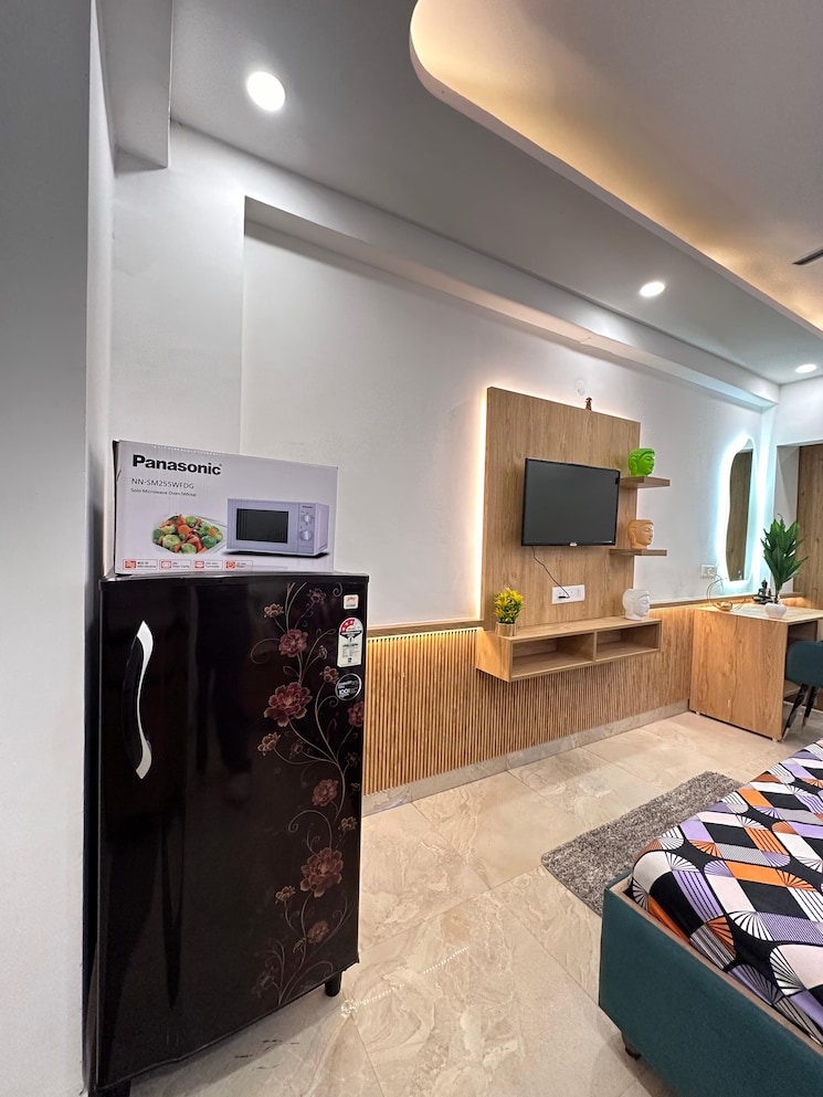 Kitchen, sector 27 1 RK 600 Sq.Ft. Builder Floor In Sector 27 Gurgaon 8720526