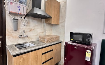 Kitchen in 1 RK Builder Floor at Sector 27 – for Rent