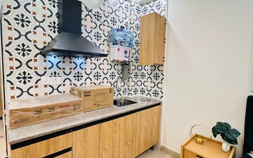 Kitchen in 1 RK Builder Floor at Sector 27 – for Rent