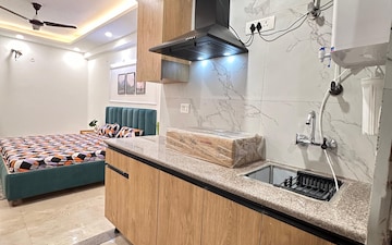Kitchen in 1 RK Builder Floor at Sector 27 – for Rent