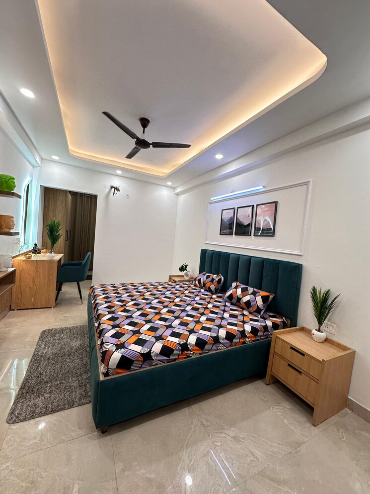 Bedroom, sector 27 1 RK 600 Sq.Ft. Builder Floor In Sector 27 Gurgaon 8720526
