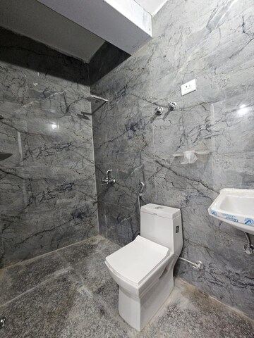 Bathroom in 1 BHK Builder Floor at Paryavaran Complex – for Rent