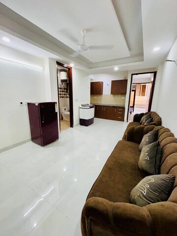 Living Room in 3.5 BHK Builder Floor at Saket – for Rent
