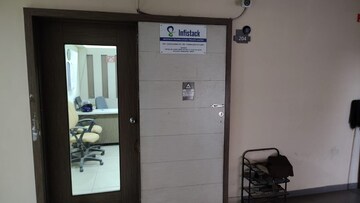 Building Lobby in  Office Space at Sandesh Solitaire Corporate Park, Makarba – for Rent