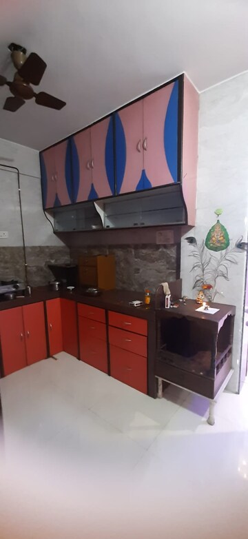 Kitchen in 3 BHK Apartment at BKS Galaxy CHS, Kharghar – for Rent