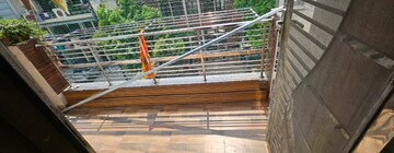 Balcony in 3 BHK Builder Floor at Niti Khand – for Rent