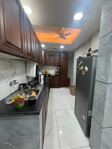 Kitchen in 2 BHK Builder Floor at Greater Kailash ii – for Rent