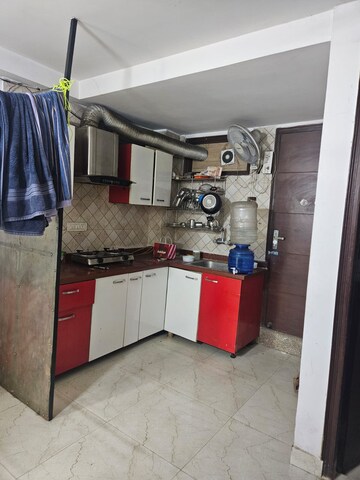 Kitchen in 1 BHK Builder Floor at Malviya Nagar – for Rent