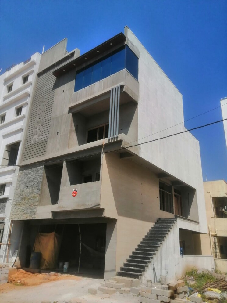 Exterior View, manju-nilaya 6 Bedroom 4000 Sq.Ft. Independent House In Abbigere Bangalore 8722517