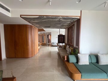 Living Room in 5 BHK Apartment at Lodha The Park, Worli – for Rent