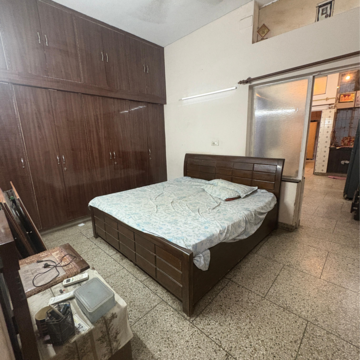 Bedroom in 2 BHK Builder Floor at Malviya Nagar – for Rent