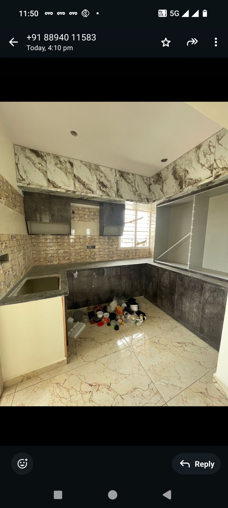 Kitchen, kcee-enclave 3 Bedroom 1300 Sq.Ft. Builder Floor In Kodihalli Bangalore 8722812