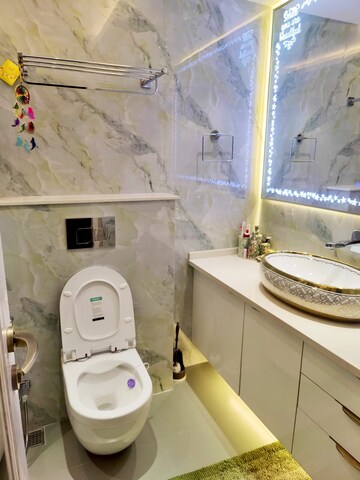 Bathroom in 3 BHK Apartment at Vatika City, Sector 49 – for Rent